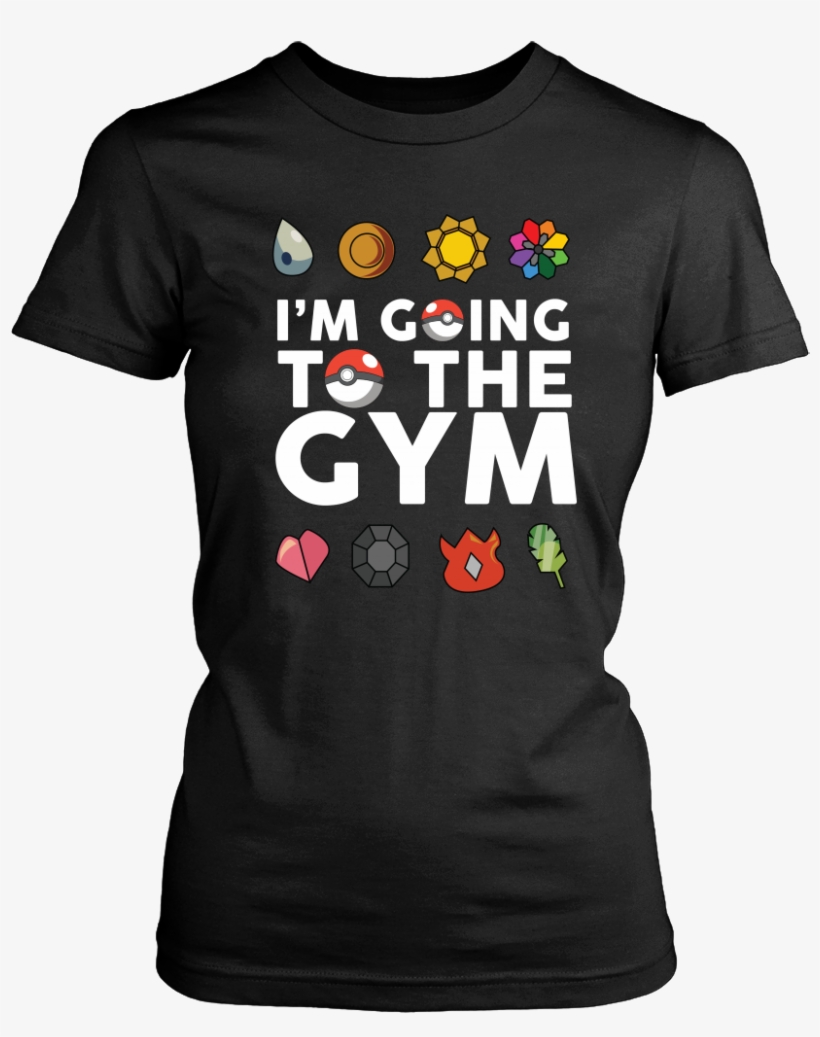Pokemon I'm Going To The Gym Shirt, transparent png