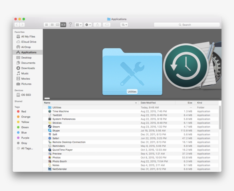 1) Open Applications In Finder By Typing Shift Command, transparent png