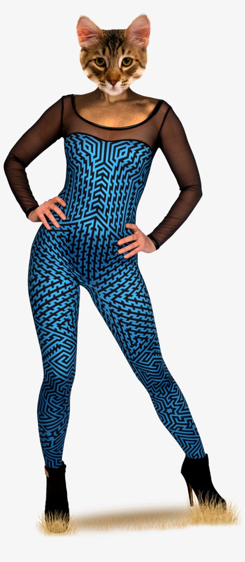 Alakazam Catsuit, transparent png