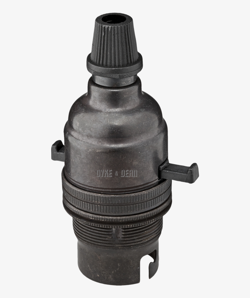 Bayonet Switched Bulb Holder Dark Brass, transparent png