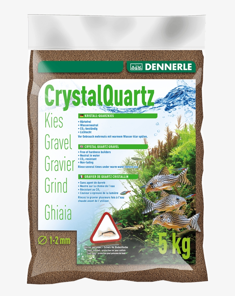 Dennerle Quartz Gravel Fehér Dekorkavics, transparent png