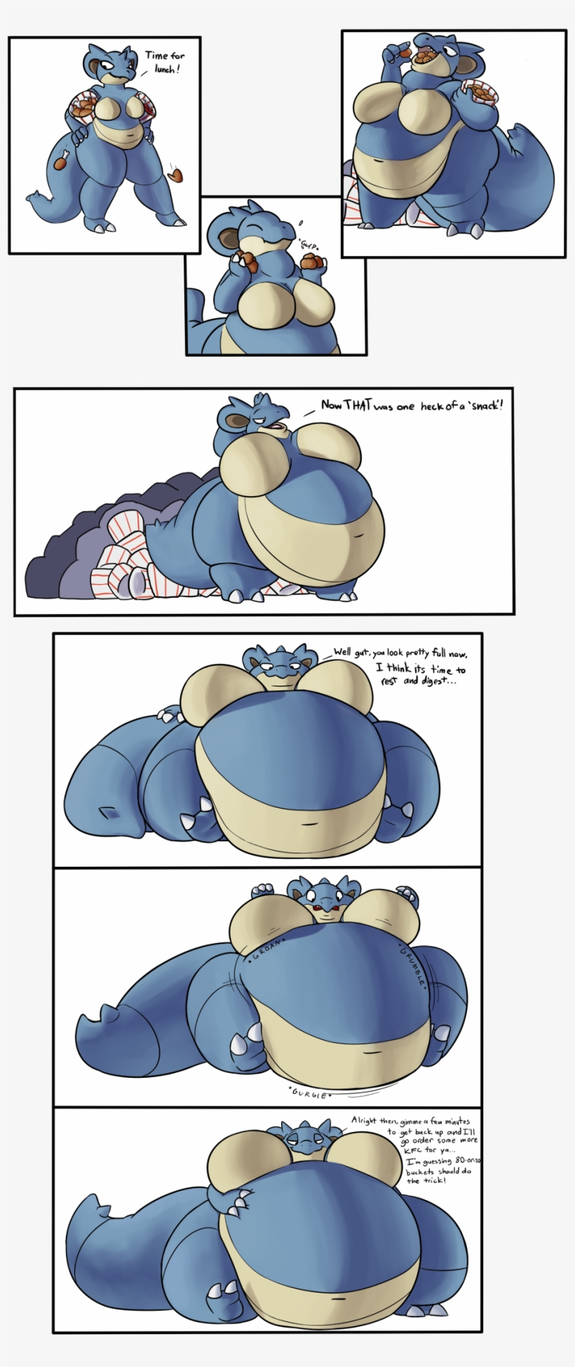 Nidoqueen And Chicken, transparent png