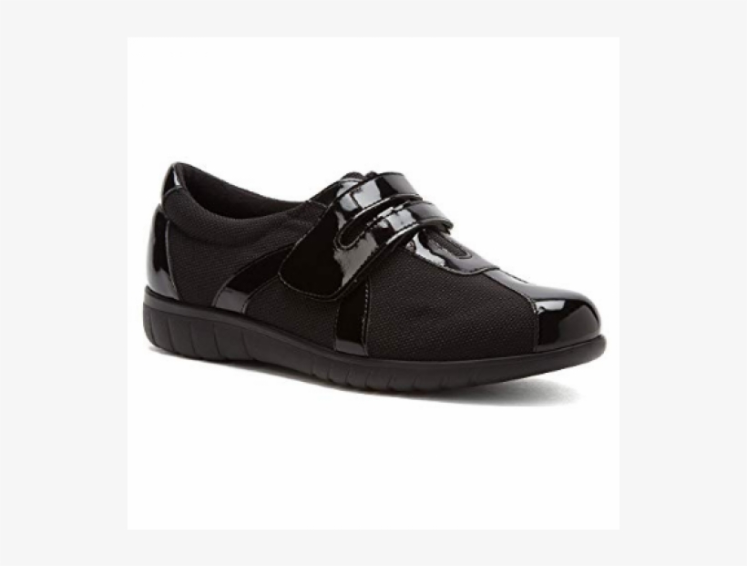 Munro Jewel Black Patent/fabric, transparent png