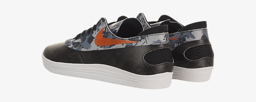 Top Quality Men's Nike Sb Lunar Oneshot Black / Safety, transparent png