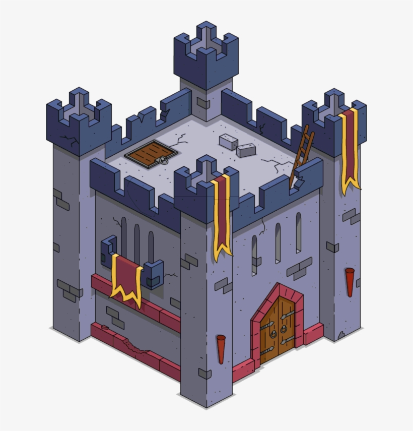 Tapped Out Barbarian Castle, transparent png