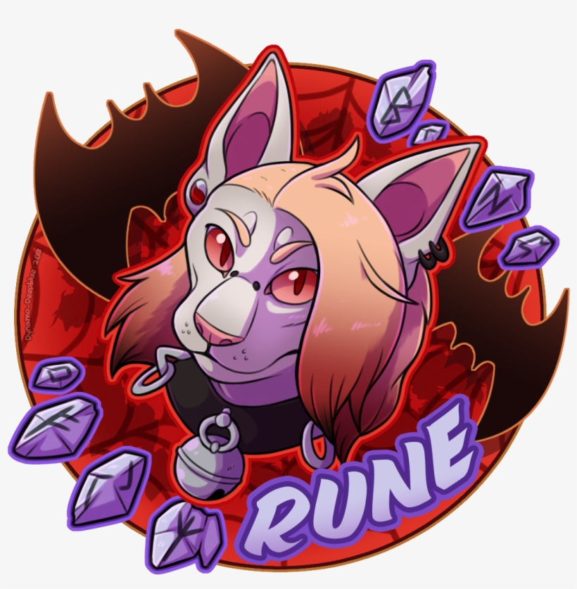 Rune Badge Deco, transparent png