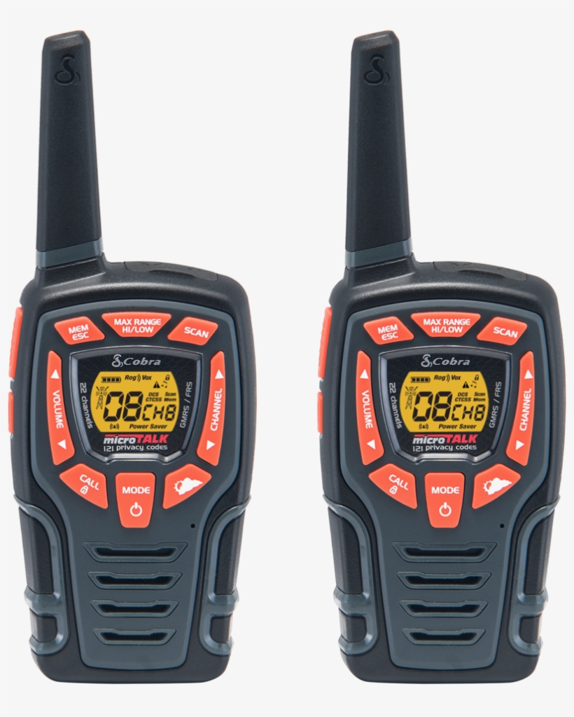 Cobra Acxt545 28-mile Two Way Radio/walkie Talkie, transparent png