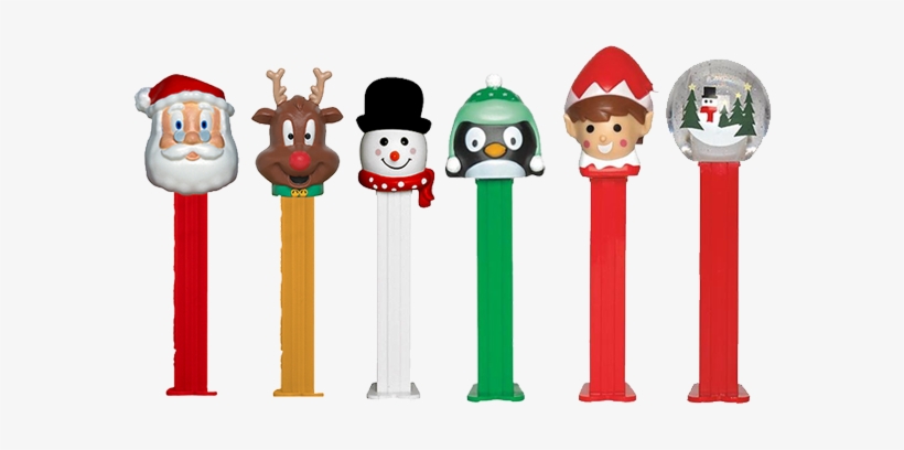Pez Christmas Collection Candy Dispenser, transparent png