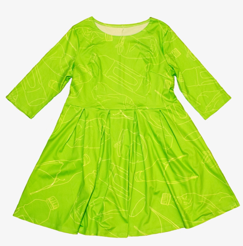 Creek Trash Smock Dress, transparent png