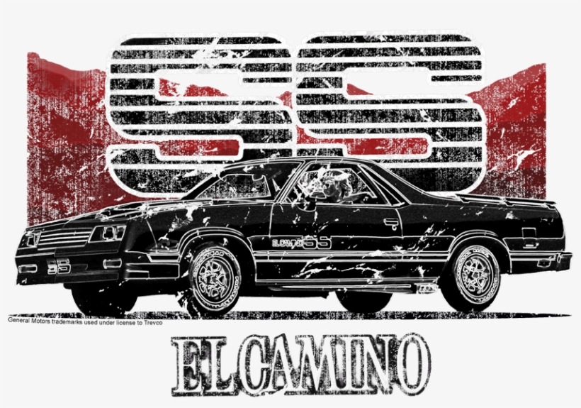 Chevrolet El Camino Ss Mountains Baby Bodysuit, transparent png