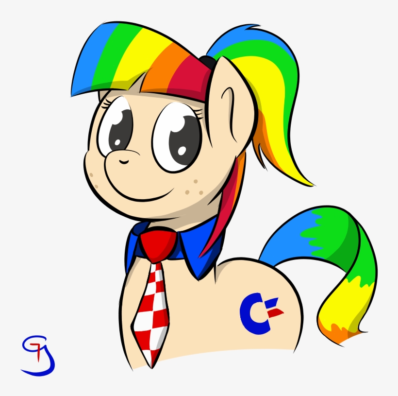 Glimglam, Commodore 64, Freckles, Necktie, Oc, Oc Only,, transparent png