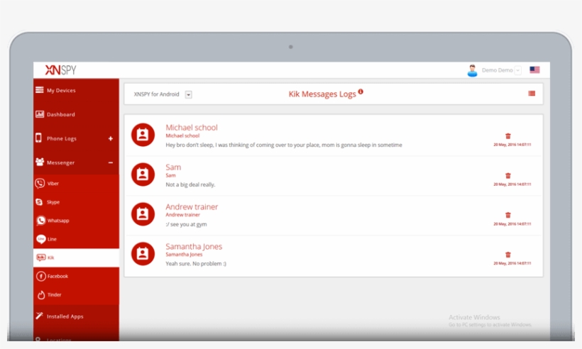 Xnspy Lets You Monitor All Messages The Target Sends, transparent png