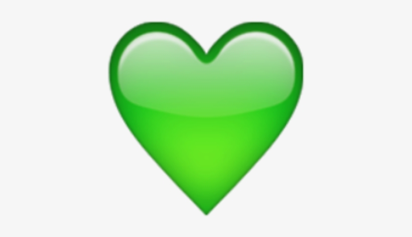 Emojiverde Verde Emoji De Corazon, transparent png