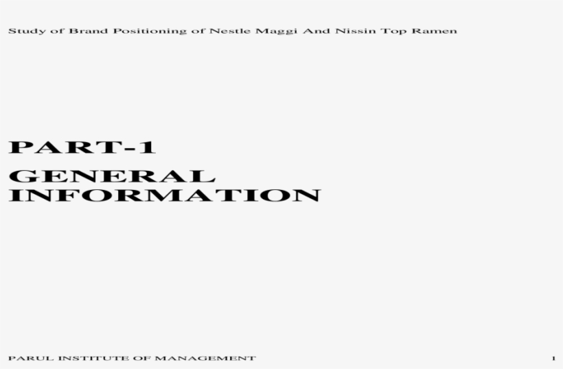 A Study On Brand Positioning Of Nestle Maggi And Nissin, transparent png