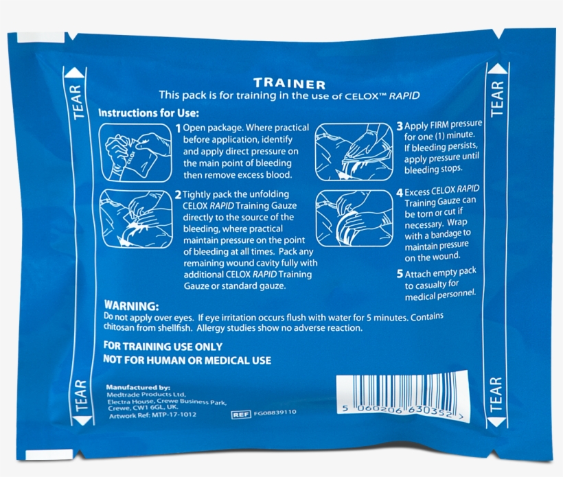 Celox™ Rapid Trainer, transparent png
