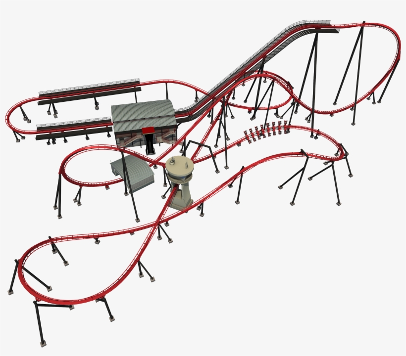 Roller Coaster Layouts, transparent png