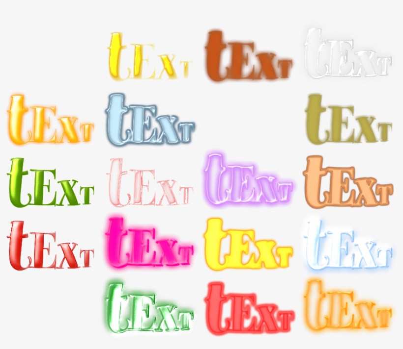 How To Set Use Gloss And Bump For Text Icon Png, transparent png