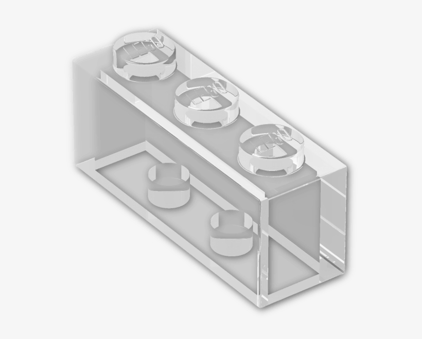 Brick 1 X 3, transparent png