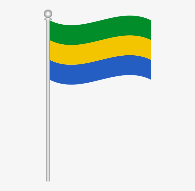 Flag Of Gabon, Flag, Gabon, World Flags, transparent png