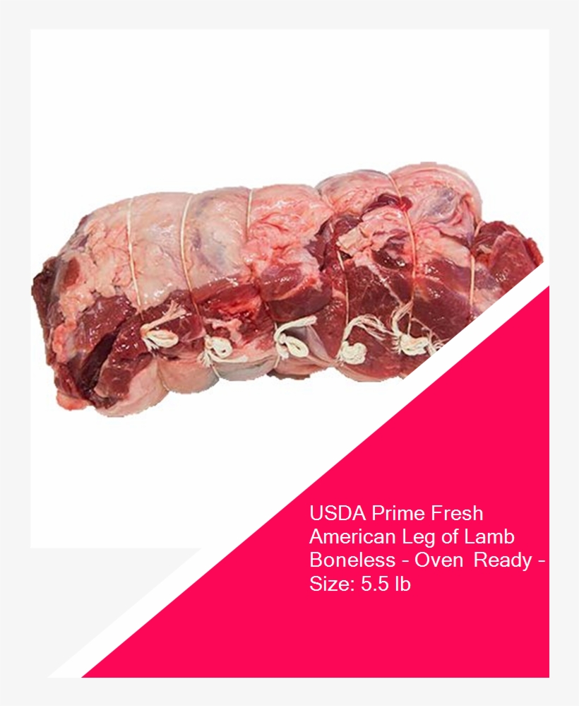 Usda Prime Fresh American Leg Of Lamb Boneless Oven, transparent png