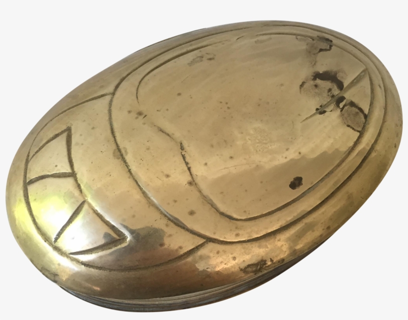 Vintage Brass Scarab Box On Chairish, transparent png