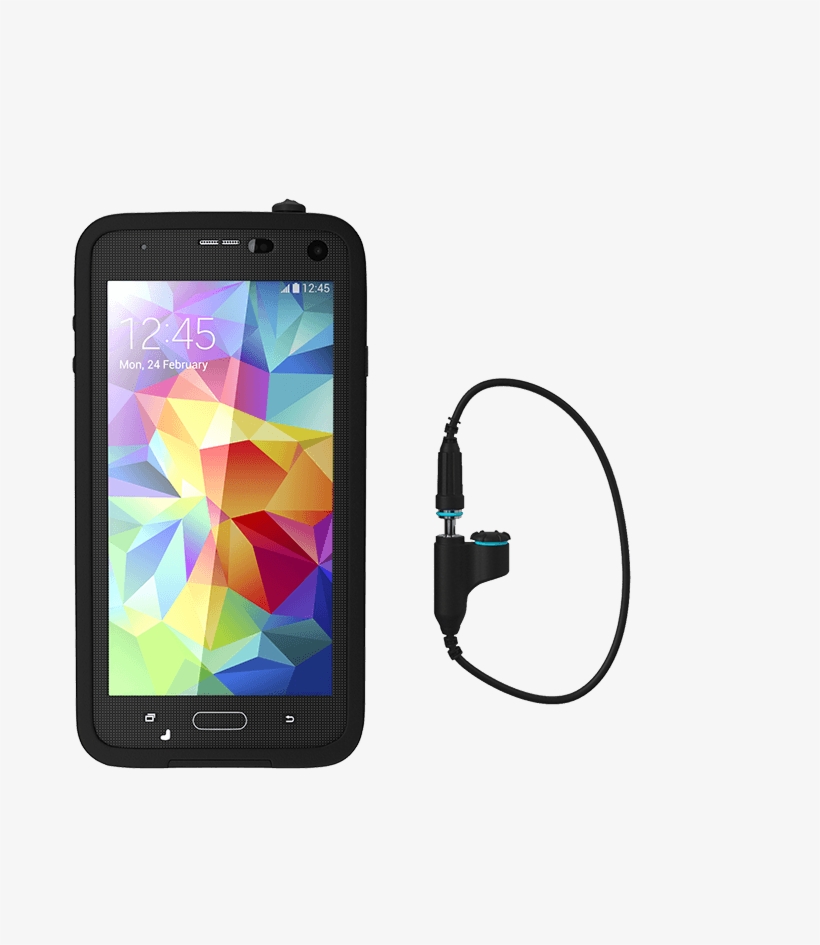 Samsung Galaxy S5 Waterproof Case Ghostek Atomic Black, transparent png