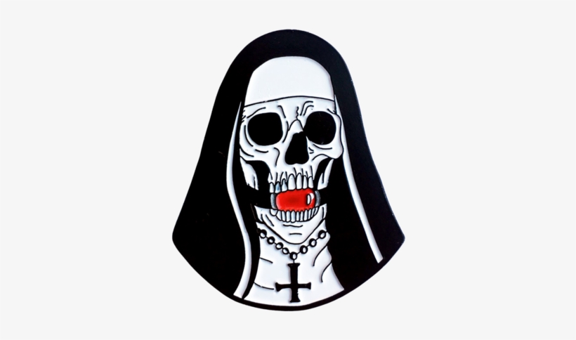 Ball Gag Nun Pin, transparent png