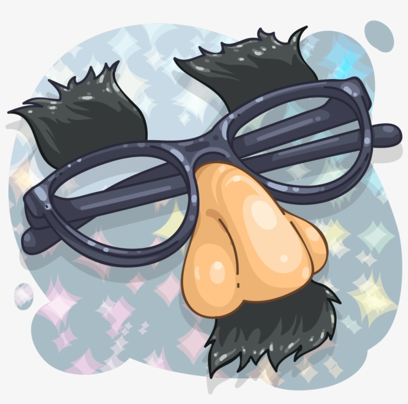 Gag Glasses, transparent png