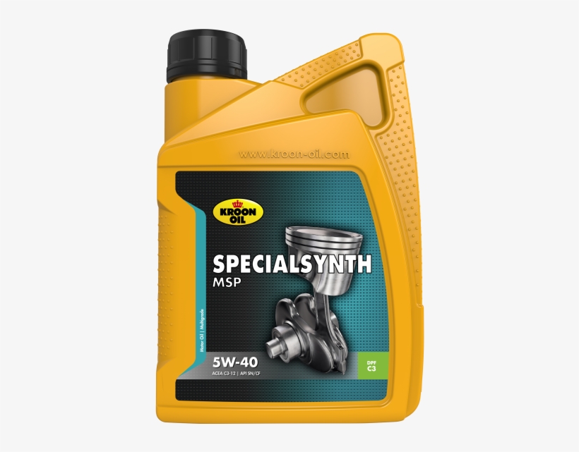 1 L Bottle Kroon Oil Specialsynth Msp 5w, transparent png
