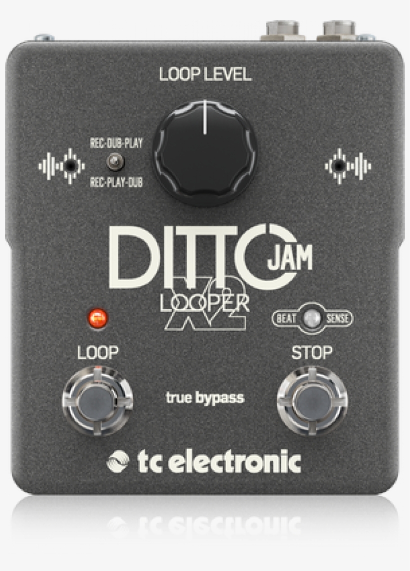 Tc Electronic Ditto Jam X2 Looper Pedal, transparent png