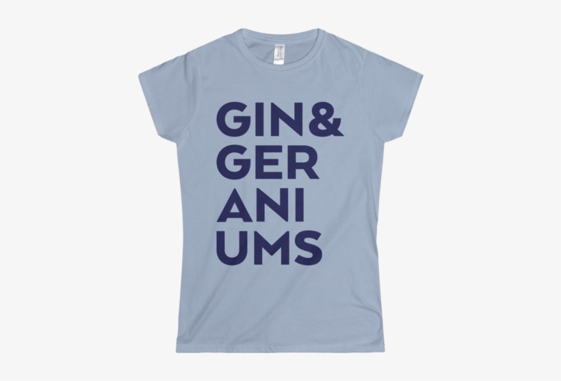 Gin & Geraniums Women's Softstyle, transparent png