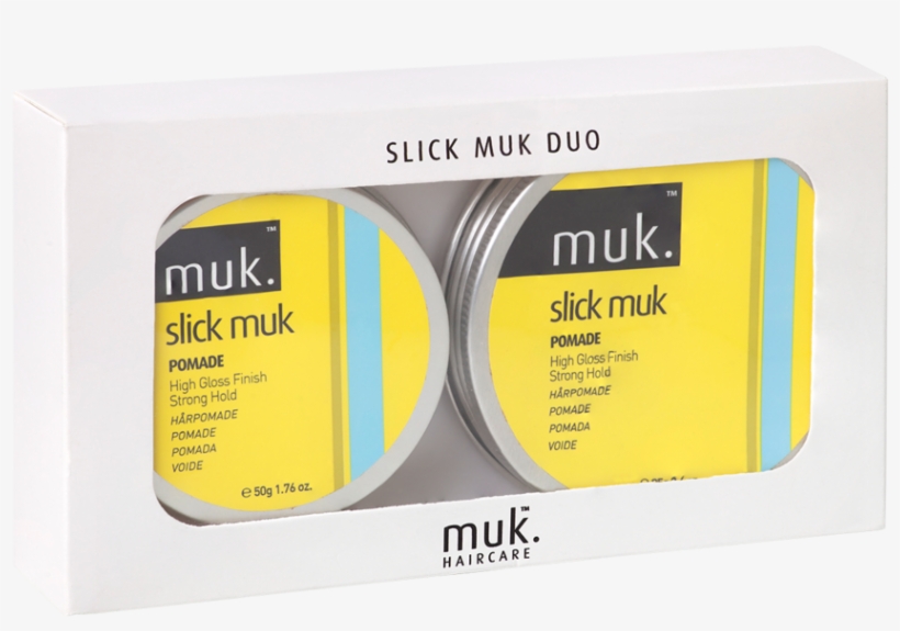 Muk Styling Paste 2 Pack Slick, transparent png