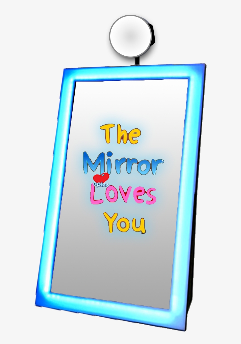 Led Mirror Frame, transparent png