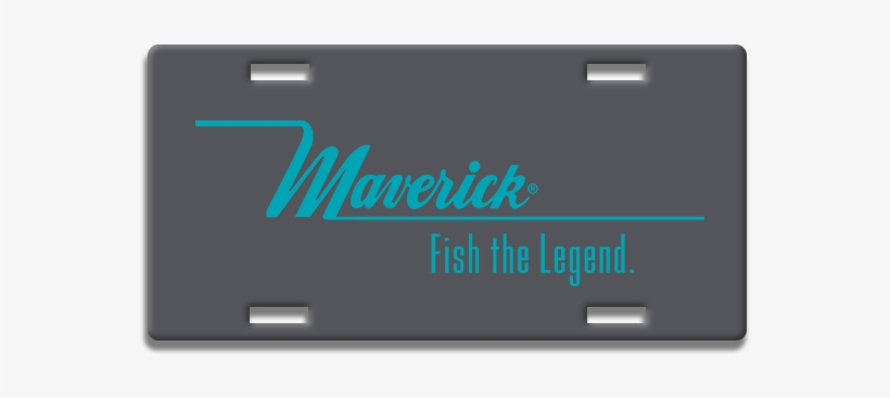 Maverick Aluminum License Plate, transparent png