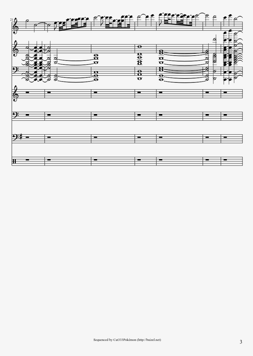 Oracion Sheet Music 3 Of 10 Pages, transparent png