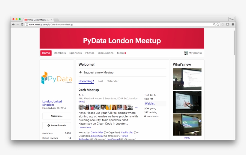 Http - //www - Meetup - Com/pydata London Meetup/, transparent png