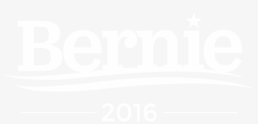 Bernie Sanders 2016 Logo Black And White, transparent png