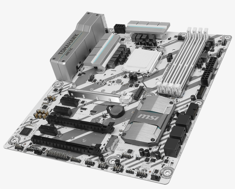 Z270 Tomahawk Arctic 3d1, transparent png