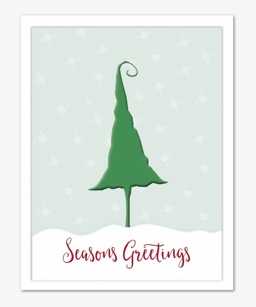 Who Tree Holiday Greeting Card, transparent png
