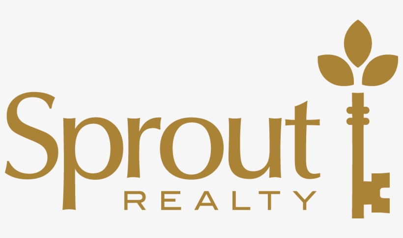 Sprout Logo Primary Gold, transparent png