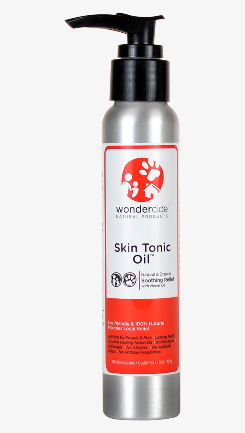 Wondercide Skin Tonic Oil, transparent png