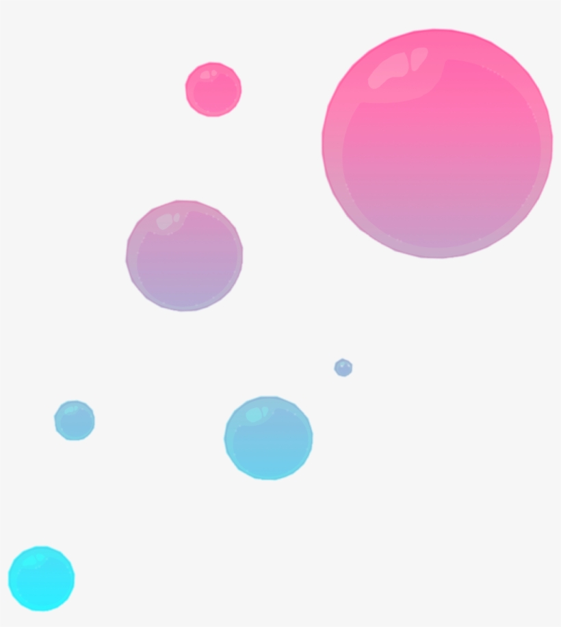 Gradient Blue Pink Purple Bubble Soap Soapbubbles Pinkb - Circle, transparent png
