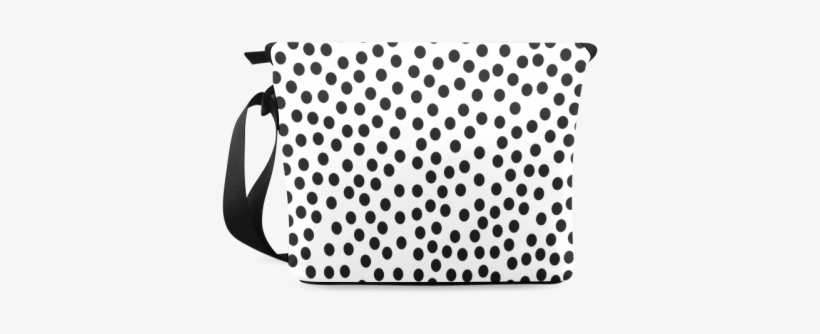 Black Polka Dot Design Crossbody Bag - Polka Dot, transparent png
