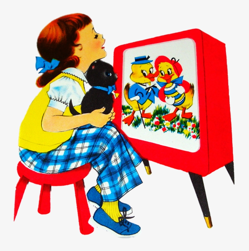 Girl Watching Tv - Play, transparent png