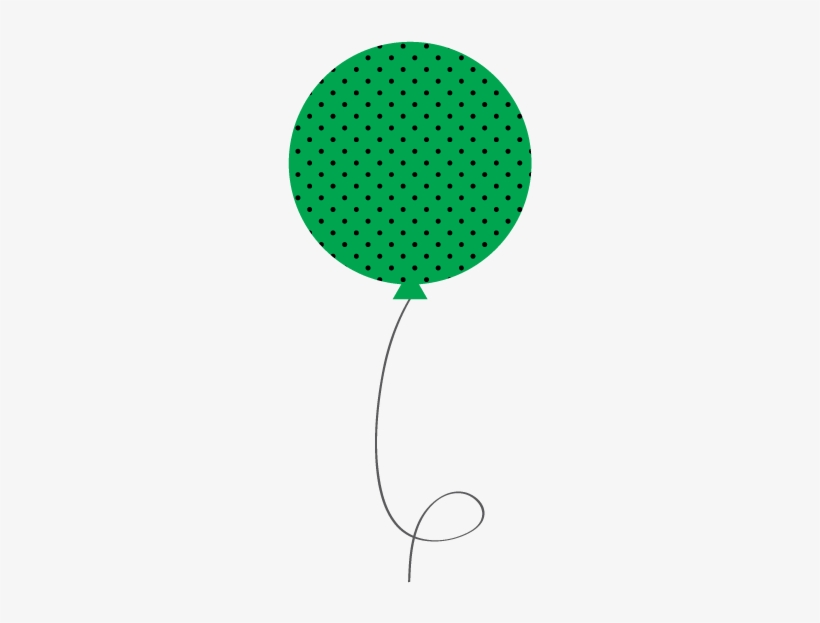 Birthday Present Clipart Polka Dot - Birthday Clipart Green, transparent png