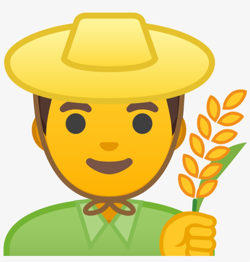 Happy Farmer Png Png Freeuse - Farmer Icon, transparent png