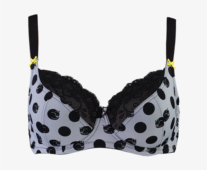 Affordable Black/grey Enhanced Support Special Edition - Rose And Thorne Cat Underwear, transparent png