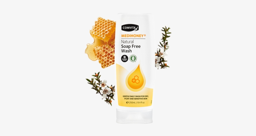 Comvita Medihoney Natural Soap Free Body Wash, transparent png