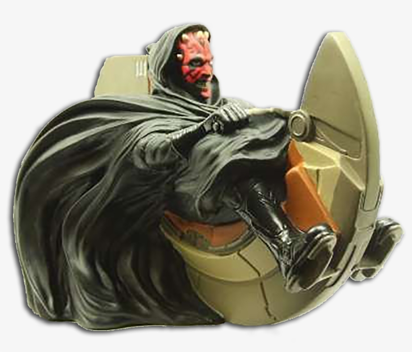 Star Wars Episode 1 Darth Maul Riding His Sith Speederpiggy - Darth Maul, transparent png