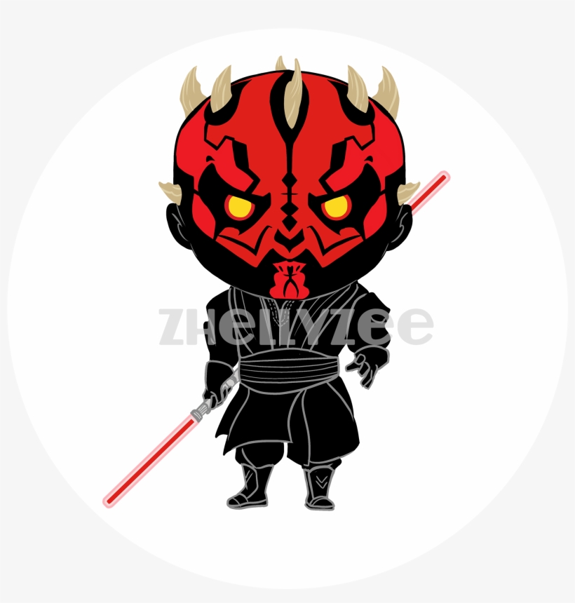 Darth Maul Pillow Plush - Cartoon, transparent png